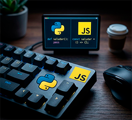 Si manejas python y javaScript